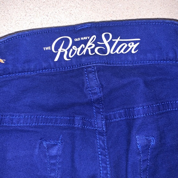 -Old Navy skinny indigo rockstar jeans - Picture 5 of 7